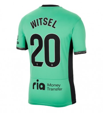 Lacne Muži Futbalové dres Atletico Madrid Axel Witsel #20 2023-24 Krátky Rukáv - Tretina